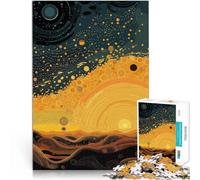 Puzzle da 1000 pezzi per adulti Tramonto nello spazio Fatto di cartone per età 14+ Assemblaggio del modello Giocattoli da regalo misurare:38x52cm