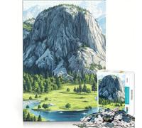 Puzzle da 1000 pezzi per adulti "Tranquilla fuga in montagna" gioco rompicapo difficile per rafforzare l'amore tra le coppie 50x75cm