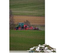 Puzzle da 1000 pezzi per adulti Trattore sulla collina Puzzle per bambini Puzzle in legno Giocattoli per l'intrattenimento della famiglia 1000 pezzi (75x50 cm)
