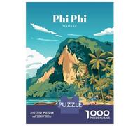 Puzzle Da 1000 Pezzi Per Adulti Travel to Phi Phi Puzzle Per Adulti Gioco Rompicapo Difficile Compleanno E Natale 70x50cm/1000pcs