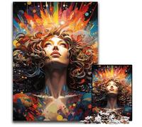 Puzzle da 1000 pezzi per adulti Trend_Angel_colorful_ Puzzle difficili per adulti Regalo perfetto per le feste di Natale Halloween Pasqua Capodanno 1000 pezzi (75x50 cm)