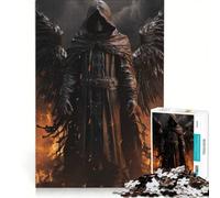 Puzzle da 1000 pezzi per adulti, Tristo Mietitore, Angelo Oscuro, Gioco educativo, Difficile e stimolante, Gioco unico e avvincente 50x75cm
