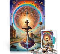 Puzzle da 1000 pezzi per adulti Trottola vivida Antistress Vacanza in patria Uccidere il tempo offerte come regali per tutta la famiglia 75x50cm