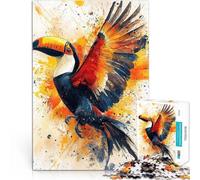 Puzzle da 1000 pezzi per adulti Tucano in volo Antistress Vacanza in patria Uccidere il tempo offerte come regali per tutta la famiglia 38x26cm