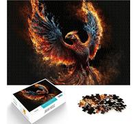Puzzle da 1000 pezzi per adulti Uccello fenice Fatto di cartone Adatto a persone dai 14 anni in su Giocattoli da regalo per la famiglia Come regalo per tutta la famiglia e gli amici misurare：38x52cm
