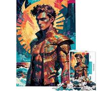Puzzle da 1000 pezzi per adulti Ulisse viaggiatore solare delle maree dell'Egeo Un rompicapo per adulti ideale come regalo di compleanno o per tutta la famiglia (dimensioni 38x52cm)