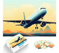 Puzzle da 1000 pezzi per adulti Un aereo Aiuta il cervello ad allenare i giocattoli che creano dipendenza per coltivare la pazienza decorazione murale 50x70cm
