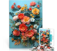 Puzzle da 1000 pezzi per adulti Un bouquet colorato Antistress Vacanza in patria Uccidere il tempo perché è ideale come regalo per tutta la famiglia 52x38cm