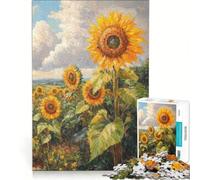 Puzzle da 1000 pezzi per adulti "Un cielo pieno di sole", antistress, difficile, ideale come elemento della lista dei desideri con Babbo Natale 38x26cm