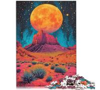 Puzzle da 1000 pezzi per adulti, un colorato realismo Uluru, decorazione per la casa, per adolescenti dai 14 anni in su, 26 x 38 cm