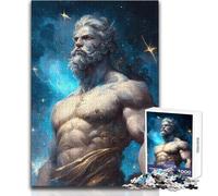 Puzzle da 1000 pezzi per adulti, Un Dio e la notte stellata, giocattoli, giochi educativi, sfide difficili, giocattoli fai da te, dimensioni 50x75cm