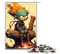 Puzzle da 1000 pezzi per adulti "Un elfo saggio e un folletto magico" 3 puzzle per gioco educativo, giocattolo, opera d'arte, regalo 1000 pezzi