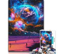 Puzzle da 1000 pezzi per adulti Un nuovo mondo Puzzle per adulti, per ammazzare il tempo durante le vacanze a casa con pezzi completamente interconnessi di forma casuale (dimensioni 38x26cm)