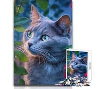 Puzzle da 1000 pezzi per adulti, un simpatico giocattolo a forma di gattino, gioco intellettuale ma divertente e umoristico, regalo di compleanno, dimensioni 50x75cm