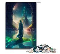 Puzzle da 1000 pezzi per adulti Un sogno di smeraldo un gioco impegnativo un'opera d'arte adatta per adolescenti dai 14 anni in su 75x50 cm