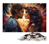 Puzzle da 1000 pezzi per adulti una coppia devota sfida educativa antistress sfida difficile 1000 pezzi (75x50 cm)