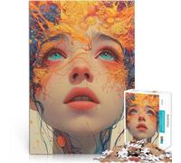 Puzzle da 1000 pezzi per adulti Una mente aperta Difficile da completare ma divertente e umoristico Giocattoli per la decorazione della casa 50x70cm