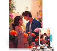 Puzzle da 1000 pezzi per adulti Una storia d'amore in petali Giocattolo educativo per l'apprendimento Giocattoli per la decorazione della casa 75x50cm