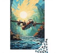 Puzzle Da 1000 Pezzi Per Adulti Underwater Adventure Plane Dive Adolescenti Puzzle Giocattoli Antistress Sfida Difficile Attività Divertenti A Casa 70x50cm/1000pcs