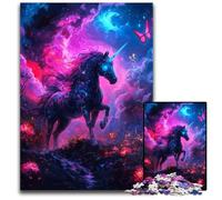 Puzzle da 1000 pezzi per adulti, Unicorno dell'Universo, puzzle in cartone, sfida per la mente, regalo perfetto per adolescenti e arredamento per la casa, 26x38cm