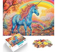 Puzzle da 1000 pezzi per adulti Unicorno magico Antistress Vacanza in patria Uccidere il tempo Adatto per la decorazione del desktop 75x50cm