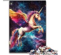 Puzzle da 1000 pezzi per adulti, unicorno magico, regali difficili e difficili per amici e familiari, adatti per bambini di età compresa tra 50 e 14 anni (dimensioni 50x75cm)