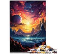 Puzzle da 1000 pezzi per adulti universo antistress giocattolo divertente attività a casa regalo di compleanno regalo di viaggio per 14 anni 26 x 38 cm