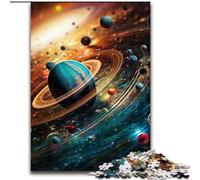 Puzzle da 1000 pezzi per adulti, universo colorato, in legno, attività divertenti a casa, regalo di compleanno, regali da viaggio, 1000 pezzi(50x75cm)