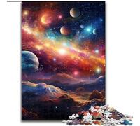 Puzzle da 1000 pezzi per adulti, universo colorato, rompicapo stimolante per adolescenti, divertente serata di giochi in famiglia (dimensioni: 50x75cm)