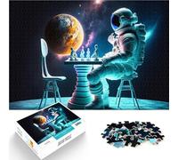 Puzzle da 1000 pezzi per adulti Universo degli scacchi Giocattolo educativo intellettuale decomprimente Gioco educativo per compleanno e Natale 70x100cm