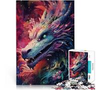 Puzzle da 1000 pezzi per adulti Universo del drago per il giocattolo di sfida del gioco educativo Collezione di artisti, Belle arti 75x50cm