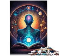 Puzzle da 1000 pezzi per adulti, universo esoterico Zen, gioco sofisticato, 26 x 38 cm, gioco educativo per compleanno, Natale