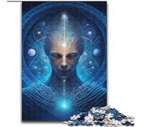 Puzzle da 1000 pezzi per adulti, universo zen esoterico, puzzle in cartone, perfetto per la casa o l'ufficio, regalo di Natale ideale(26x38cm)