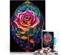 Puzzle da 1000 pezzi per adulti Un'ode alle rose rosse Giocattoli educativi per l'apprendimento Giochi per famiglie Adatto alle coppie 75x50cm