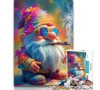 Puzzle da 1000 pezzi per adulti Uomo barbuto che fuma Puzzle da 1000 pezzi per adulti Regali, giocattoli Giochi educativi Decorazione murale antistress 75x50cm