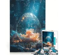 Puzzle da 1000 pezzi per adulti uovo sottomarino con creatura marina gioco rompicapo antistress ogni pezzo è unico 50x75cm