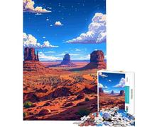 Puzzle da 1000 pezzi per adulti Utah natura pixel art sfida per l'intelligenza giocattolo avvincente giochi rilassanti attività per la famiglia regalo divertente (dimensioni 38x26cm)