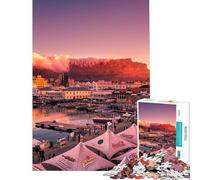 Puzzle da 1000 pezzi per adulti V+A Waterfront Cape Town puzzle per ragazzi gioco per famiglie gara di velocità manuale interazione genitore-figlio (dimensioni 38x52cm)