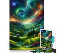 Puzzle da 1000 pezzi per adulti,Valle Celeste,Sogno,Taglio Esatto,Gioco di Rompicapo Cognitivo,Gioco Rilassante,Regalo di Natale (38x26cm)