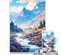 Puzzle da 1000 pezzi per adulti Valle di Eldoria Antistress Vacanza in patria Uccidere il tempo Giocattoli per la decorazione della casa 38x26cm
