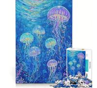 Puzzle da 1000 pezzi per adulti "Valzer delle meduse" giocattolo fai da te assemblaggio di modelli collezione d'artista belle arti 38x52cm