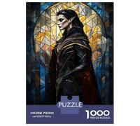 Puzzle Da 1000 Pezzi Per Adulti Vampire Stained Glass Puzzle Per Adulti Gioco Rompicapo Ma Divertente E Umoristico Difficile E Stimolante 70x50cm/1000pcs