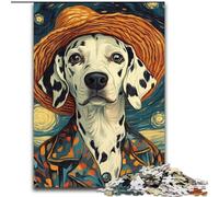 Puzzle da 1000 pezzi per adulti Van Gogh Dalmata in legno, divertente regalo e attività per la casa 50x75cm, gioco rompicapo per adolescenti, regalo perfetto per le feste