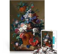 Puzzle da 1000 pezzi per adulti Vaso di fiori Giocattoli che creano dipendenza e sfidano l'intelligenza del cervello Opera d'arte 38x26cm