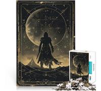 Puzzle da 1000 pezzi per adulti Veglia al chiaro di luna Difficile da completare ma divertente e umoristico Regalo di compleanno, regali 52x38cm
