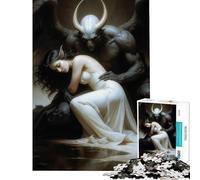 Puzzle da 1000 pezzi per adulti "Velo d'Ombre" gioco educativo e stimolante un'opera d'arte un regalo perfetto per gli amanti del gioco (dimensioni 38x52cm)