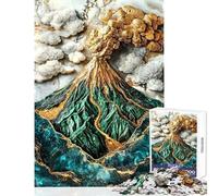 Puzzle da 1000 pezzi per adulti Vene dorate della terra arte giochi educativi adatto a coppie giocattoli decorativi per la casa regalo di compleanno regalo di viaggio (38x26cm)