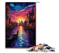 Puzzle da 1000 pezzi per adulti Venezia Italia Decorazione da parete per regali unici di compleanno e Natale 75x50 cm