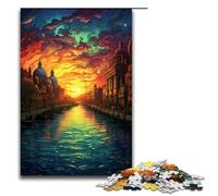 Puzzle da 1000 pezzi per adulti Venezia Italia Decorazione da parete per regali unici di compleanno e Natale 75x50 cm