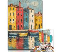 Puzzle da 1000 pezzi per adulti Venezia Italia Puzzle da 1000 pezzi per adulti e adolescenti design vivace e unico Esperienza di gioco rilassante e stimolante (50x75cm)